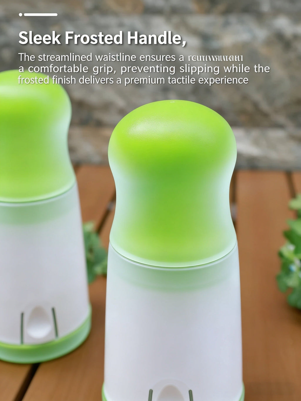 Manual Herb Grinder & Spice Mill, Stainless Steel Parsley Shredder & Vegetable Chopper, Handheld Herb Grinder for Fre... - Image 6