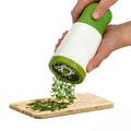 Manual Herb Grinder & Spice Mill, Stainless Steel Parsley Shredder & Vegetable Chopper, Handheld Herb Grinder for Fre...